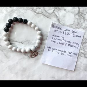 Crystal Howlite Bracelet